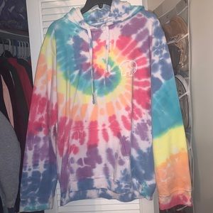 Tie Dye Ivory Ella Oversized Sweatshirt